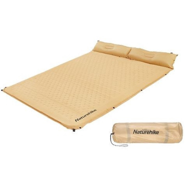 Самонадувний килимок Naturehike CNH22DZ013, 3 cm, Yellow (6975641889601)