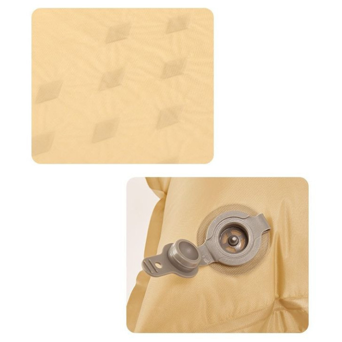 Самонадувний килимок Naturehike CNH22DZ013, 3 cm, Yellow (6975641889601)
