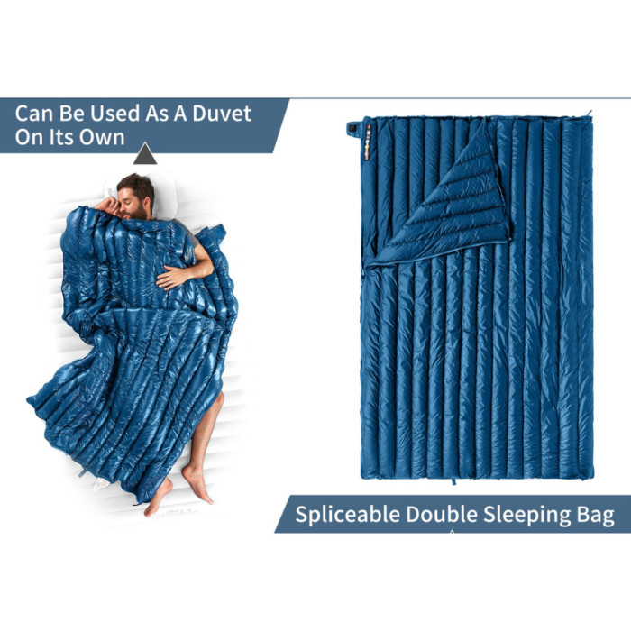 Спальний мішок Naturehike CWM295 CNK2300SD013, Dark Blue (6976023920899)