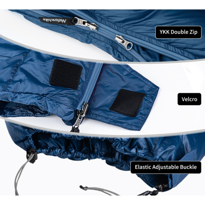 Спальний мішок Naturehike CWM295 CNK2300SD013, Dark Blue (6976023920899)