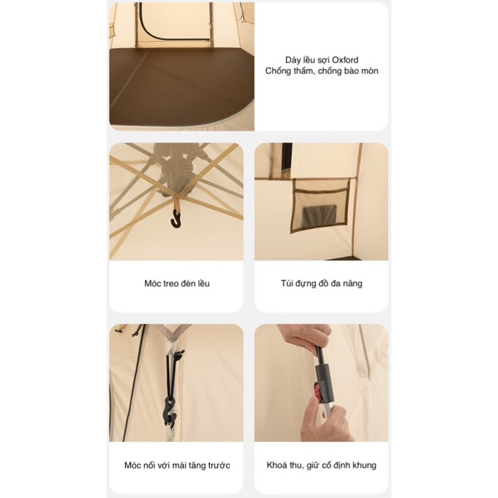 Намет Naturehike Ango 3 CNK2300ZP014, Beige (6976023921117)