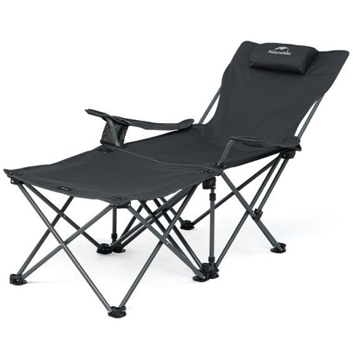 Крісло складане Naturehike CNK2300JJ012, alumunium, Black (6976023922909)
