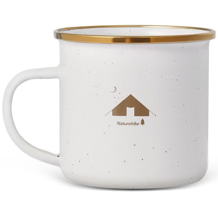 Кружка емальована Naturehike CNK2300CW013, 350ml, White (6976023923272)
