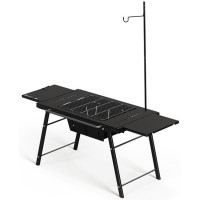 Стіл для барбекю Naturehike CNK2300CW014, Steel, Black (6976023923289)
