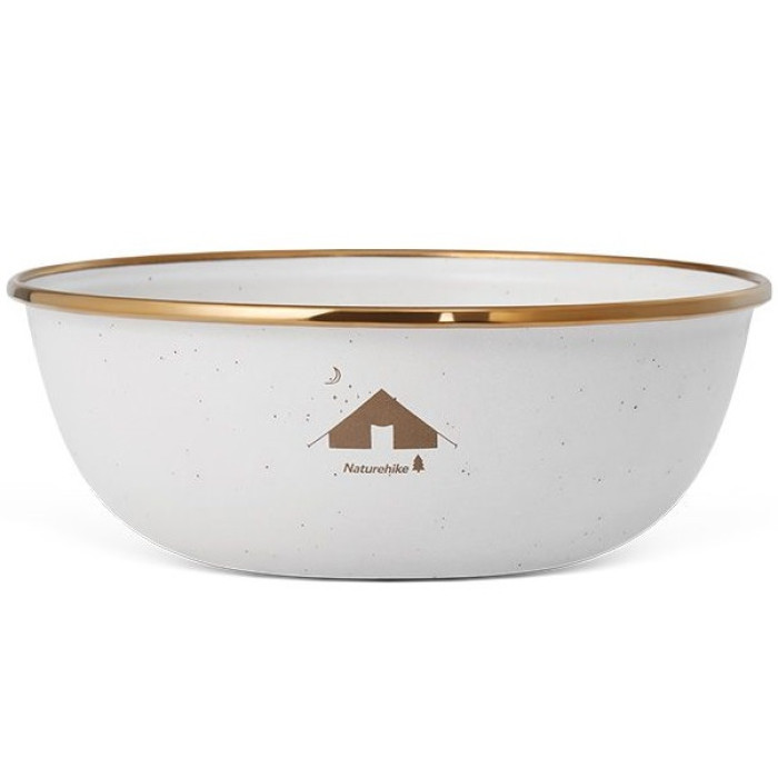 Миска емальована Naturehike CNK2300CW013, white (6976023923302)