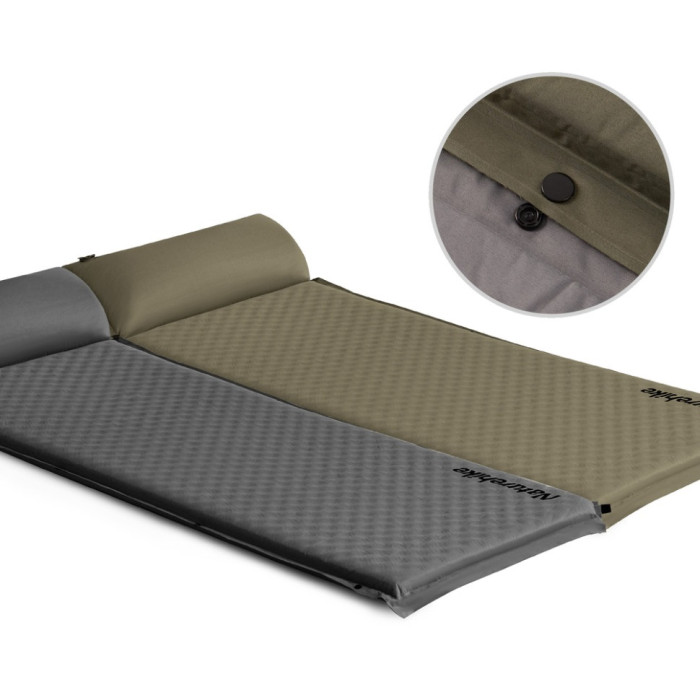 Самонадувний килимок Naturehike CNK2300DZ014, 60 mm, Graphite (6976507663953)
