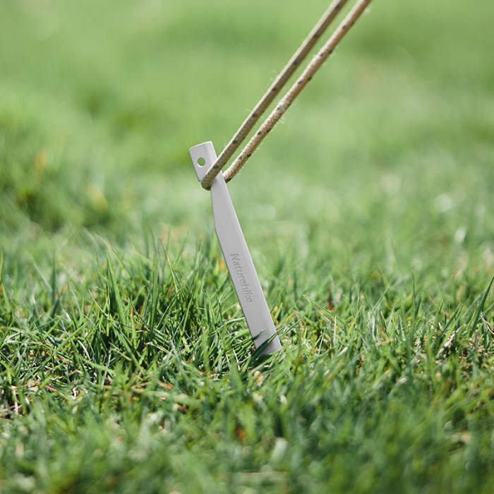 Кілки алюмінієві (8 шт) Naturehike CNK2300ZP016, 20 cm, Silver (6976023925030)