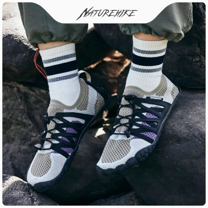 Швидковисихаючі сітчасті черевики Naturehike CYY2321IA010, розмір 41-42, сірі (6976023926204)