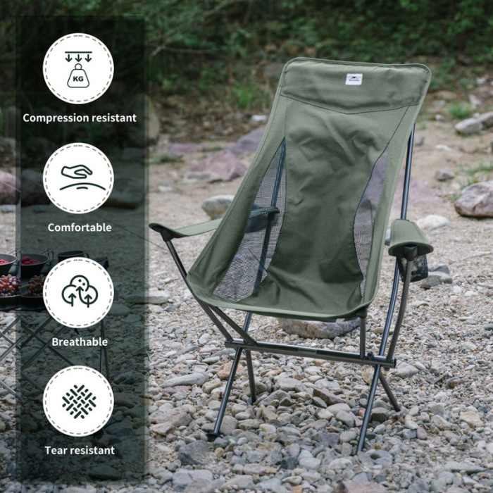 Крісло складане Naturehike CNK2300JU0003, Green (6976023929472)
