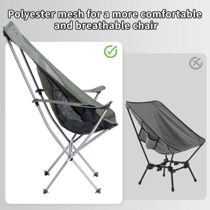 Крісло складане Naturehike CNK2300JU0003, Green (6976023929472)