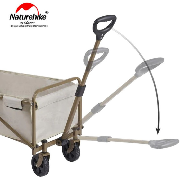 Складаний візочок Naturehike ТС06 CNH22JU012 Sand (6976023929557)