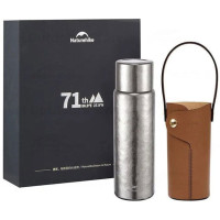 Термос титановый с чехлом Naturehike CNK230CF012 600 ml (6976507661225)