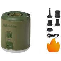 Міні насос - нічник - вентилятор Naturehike CNK2300DQ022, Green (6976507665988)