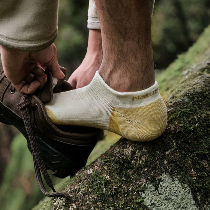 Шкарпетки низькі Naturehike CYY2341ZJ013, розмір L, бежеві (6976507666862)