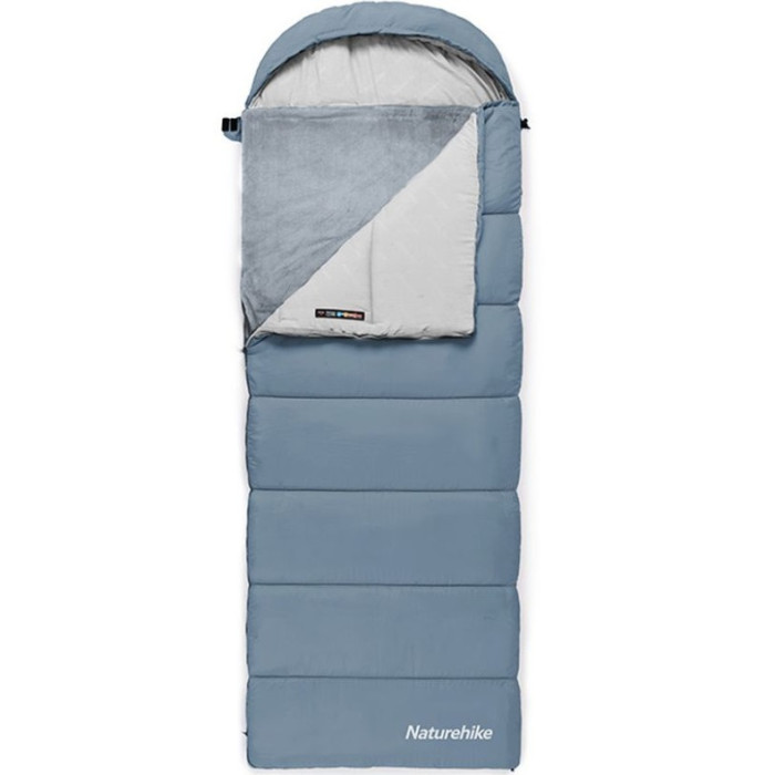 Спальний мішок з підігрівом Naturehike BE400 CNK2300SD021, Right Zip, Grey (6976507667319)