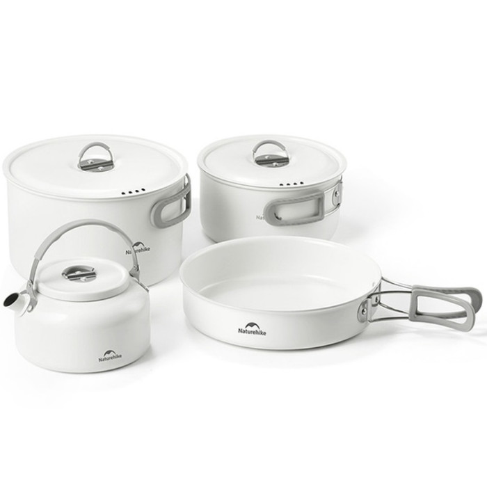 Сковорода Naturehike CNK2450CF013, 17.5 cm, aluminium, white (6927595711026)