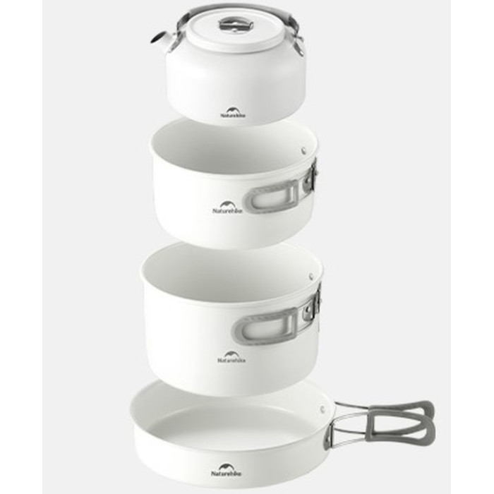 Сковорода Naturehike CNK2450CF013, 17.5 cm, aluminium, white (6927595711026)