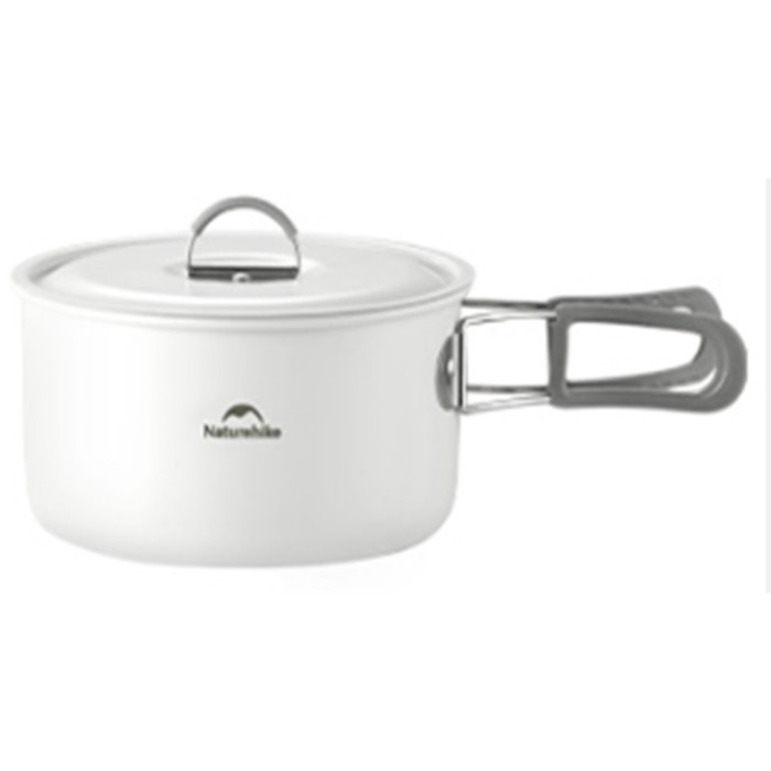 Каструля із керамічним антипригарним покриттям Naturehike CNK2450CF013, 1.7L, aluminium (6927595711972)