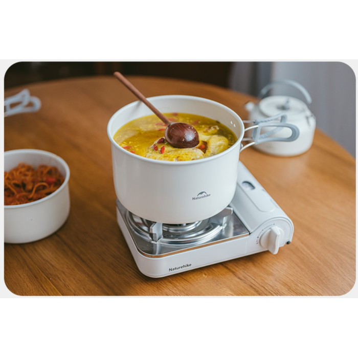 Каструля із керамічним антипригарним покриттям Naturehike CNK2450CF013, 1.7L, aluminium (6927595711972)