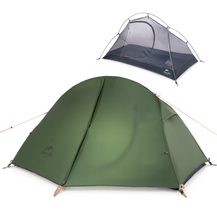 Палатка Naturehike Cycling 1 NH18A095-D, 210T, Dark Green (6927595735671)