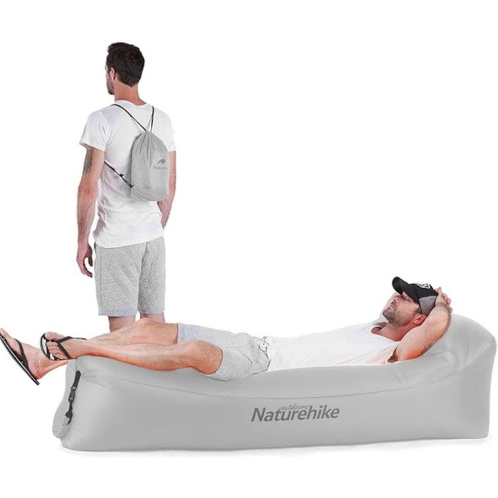 Ламзак надувний Naturehike NH20FCD06, Grey (6927595747506)