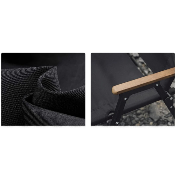 Крісло складане Naturehike CNK2350JJ015, Aluminium, Black (6927595754313)