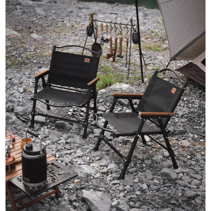 Крісло складане Naturehike CNK2350JJ015, Aluminium, Black (6927595754313)