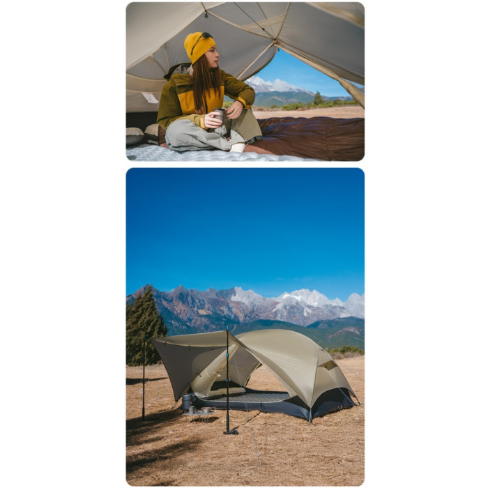 Палатка Naturehike Mongar UL1 CNK2550WS016, Grey (6927595770382)