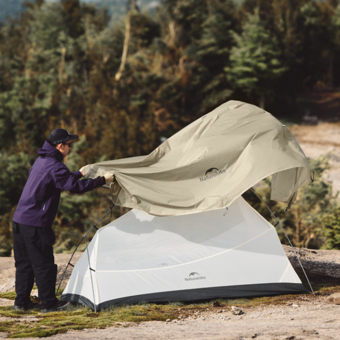Намет Naturehike Cloud Up Pro CNK2350WS020, 20D, Grey (6927595777008)