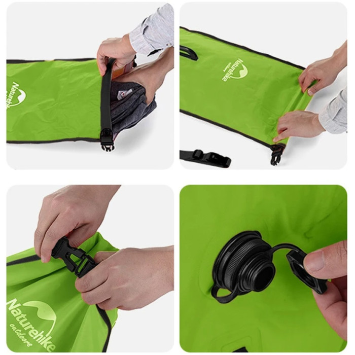 Буй-гермомішок Naturehike NH17S001-G, 18 L, Green (6927595777251)