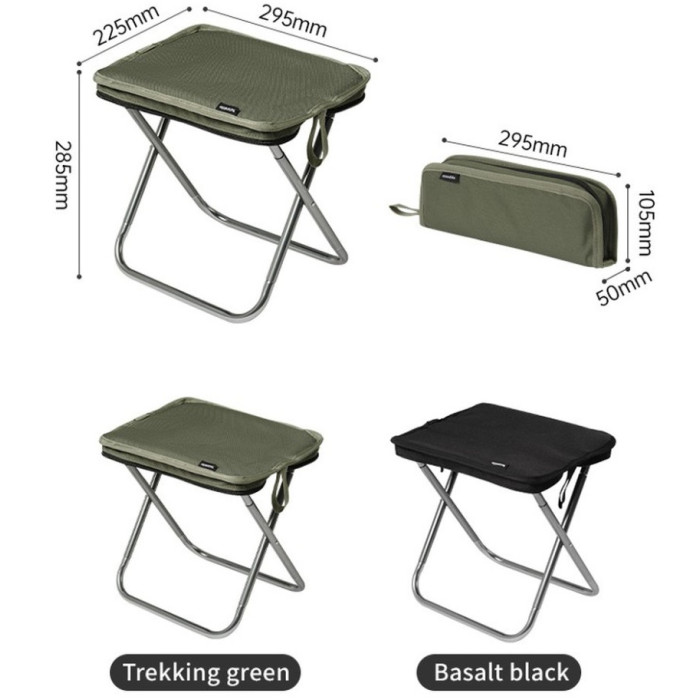 Стілець складаний Naturehike CNK2550JJ011, aluminium, Black (6927595788417)