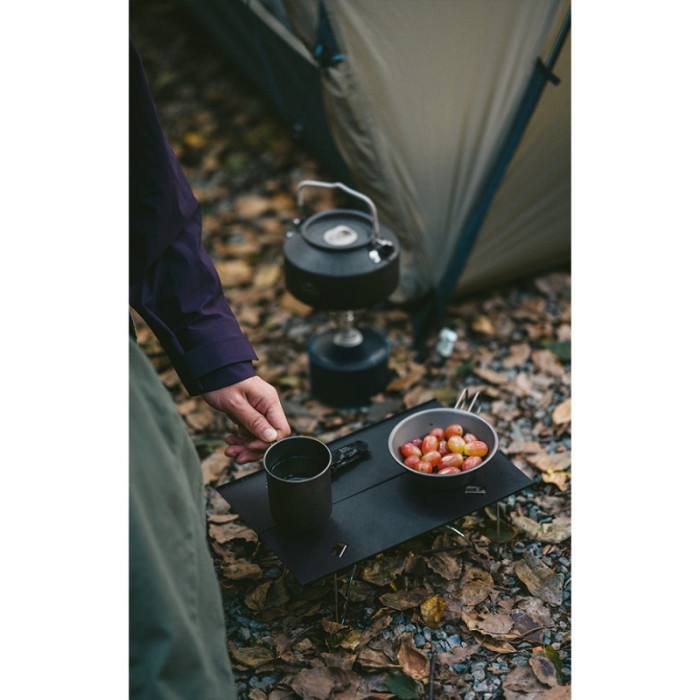 Стіл складаний Naturehike CNK2450JJ024, 31х21 cm, aluminium, Black (6927595791868)