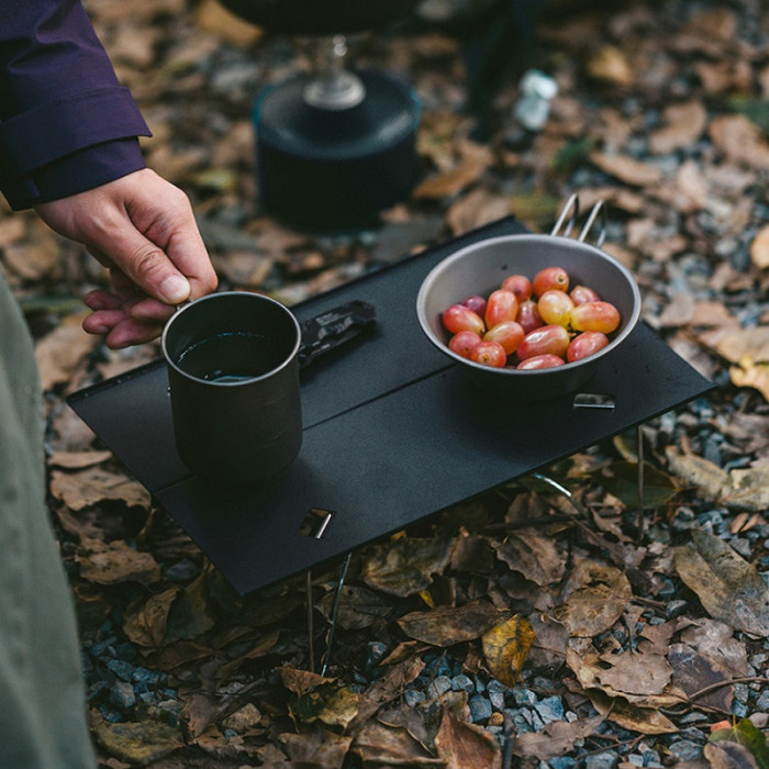 Стіл складаний Naturehike CNK2450JJ024, 31х21 cm, aluminium, Black (6927595791868)