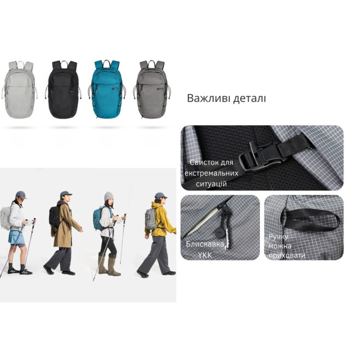 Рюкзак Naturehike CNK2450XB023, 20L, Blue (6927595792834)