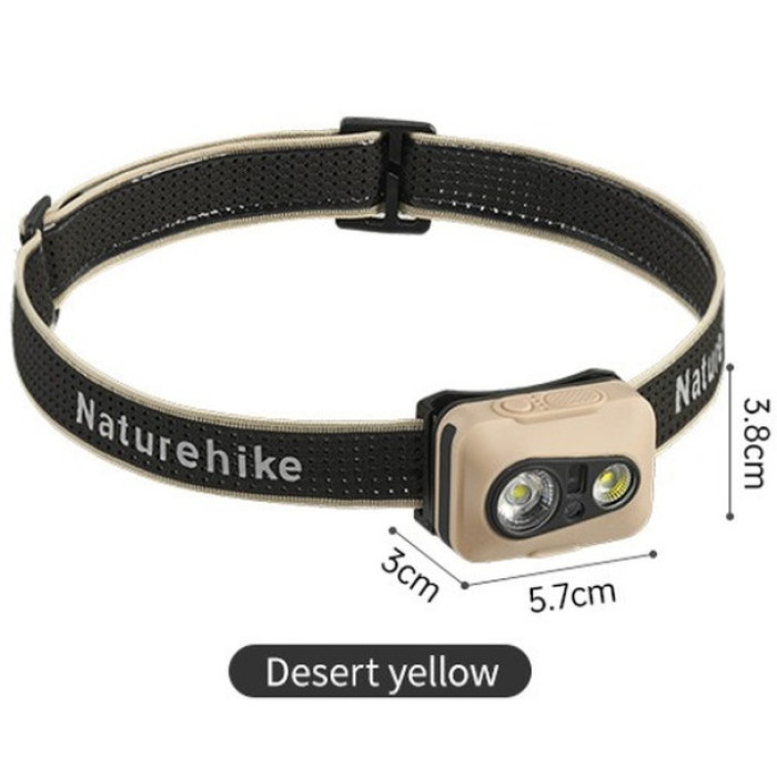 Ліхтар налобний Naturehike CNK2450ZM015, Dark Tea Brown (6927595794173)