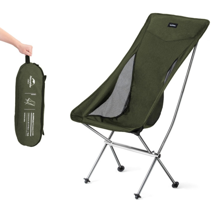 Крісло складане Naturehike YL06 NH18Y060-Z, aluminium, Green (6927595795866)