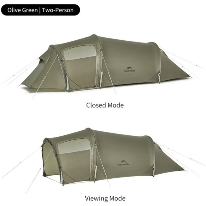 Намет Naturehike Opalus 2, UL, CNK2450WS036, Dark Green (6927595795903)