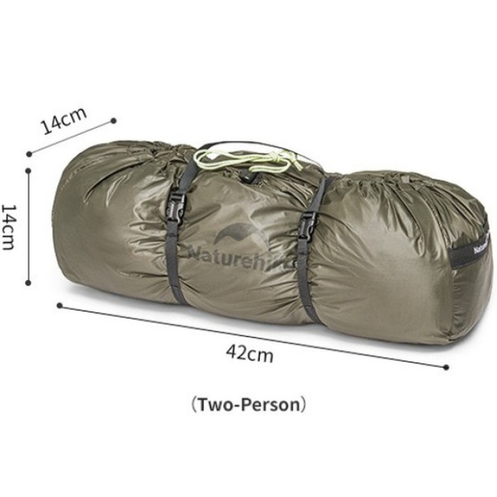 Намет Naturehike Opalus 2, UL, CNK2450WS036, Dark Green (6927595795903)