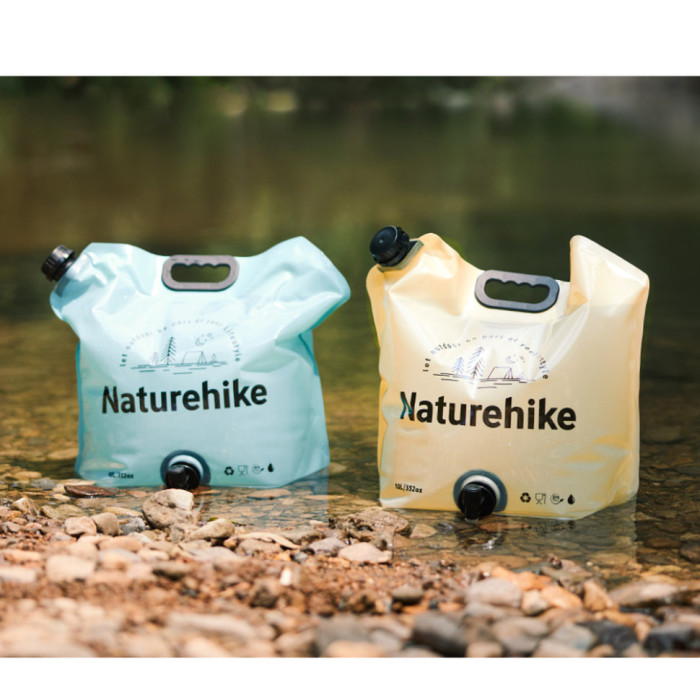 Складаний контейнер для води Naturehike CNK2450CF027, 10L, Yellow (6927595798355)