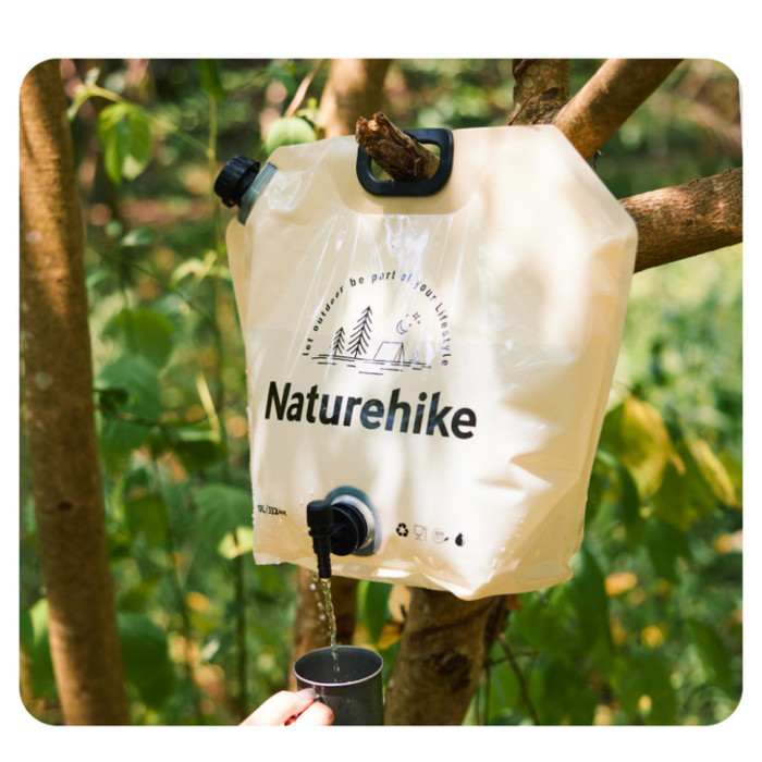 Складаний контейнер для води Naturehike CNK2450CF027, 10L, Yellow (6927595798355)