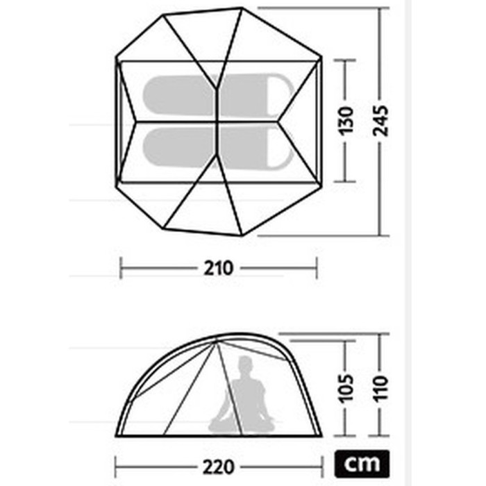 Намет Naturehike Star River UL CNK2450WS022, Brown (6975641883067)