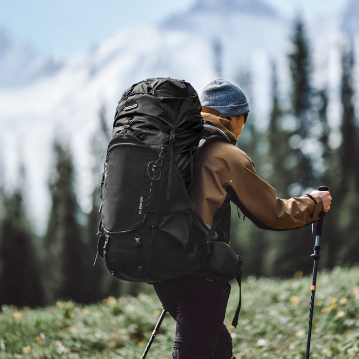 Рюкзак Naturehike Helium CNK2450XB014, 70L, Black , L (6975641883883)
