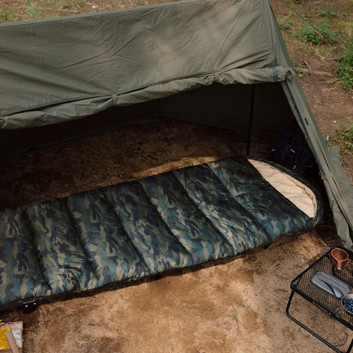 Спальний мішок Naturehike M320 CNK2350WS023, Left Zip, Green Camouflage (6975641889199)