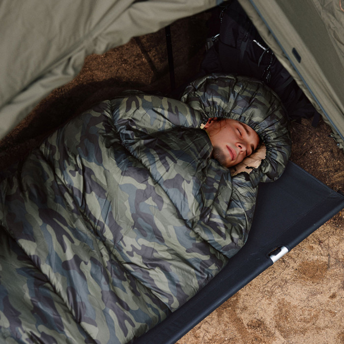 Спальний мішок Naturehike M320 CNK2350WS023, Left Zip, Green Camouflage (6975641889199)