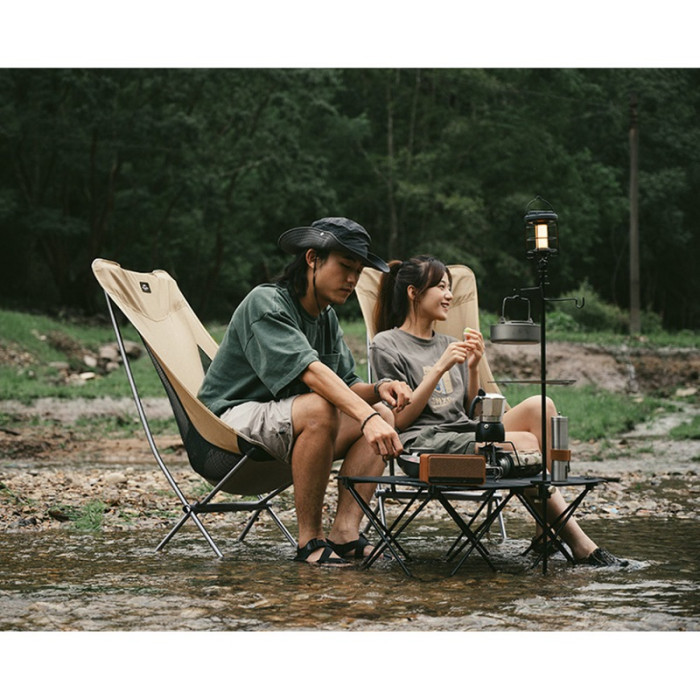 Стілець складаний Naturehike Stellaluna L04 CNK2450JJ015, Large, Aluminium, Brown (6975641889342)