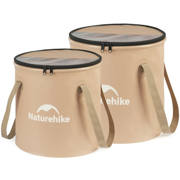 Відро складане Naturehike CNK2350CF010, 20L, Beige (6976507661416)