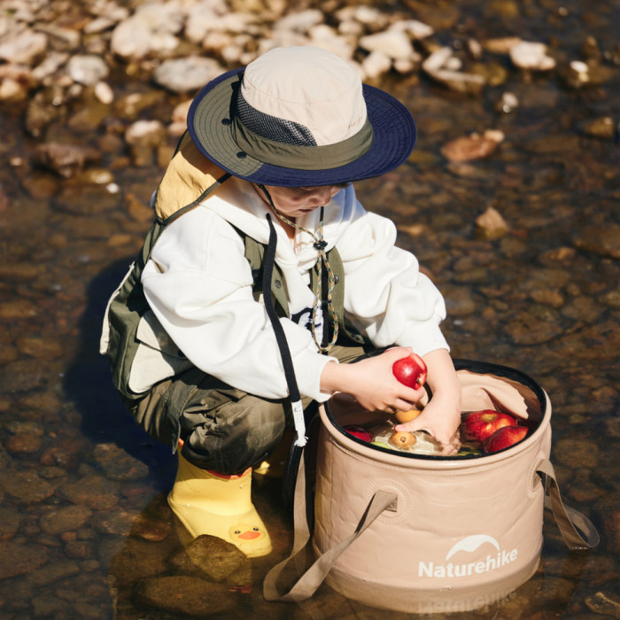 Відро складане Naturehike CNK2350CF010, 20L, Beige (6976507661416)