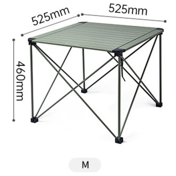 Стол складной Naturehike CNK2450JJ013, M, aluminium, Grey (6976507663267)