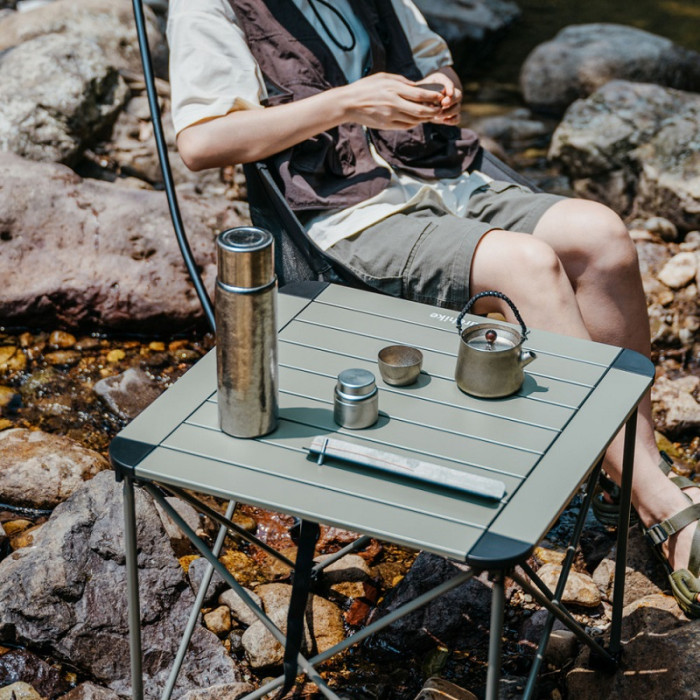 Стол складной Naturehike CNK2450JJ013, M, aluminium, Grey (6976507663267)