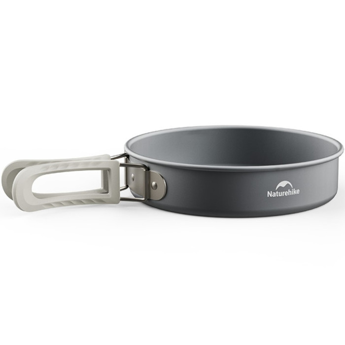  Набір посуду (2 каструлі, чайник, сковорідка) Naturehike CNK2450CF010, aluminium (6976507663281)